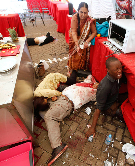 Massacre em um shopping Nairobi.Foto:(Goran Tomasevic / Reuters)