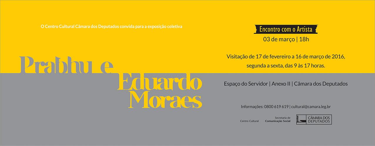 Exposi??o coletiva dos artistas Prabhu e Eduardo Moraes, com 20 obras em t?cnicas mistas. A abertura ser? no dia 03/03, ?s 18 horas.
