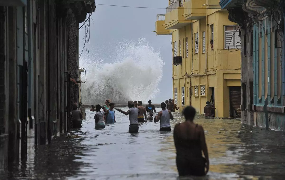 Impacto do furac�o Irma.Foto:Yamil Lage / AFP / Getty Images)