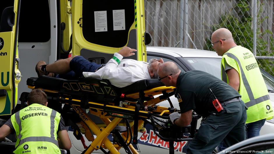 Atentados em mesquitas da Nova Zelândia deixam pelo menos 49 mortos.Fotos:MARTIN HUNTER (EFE)