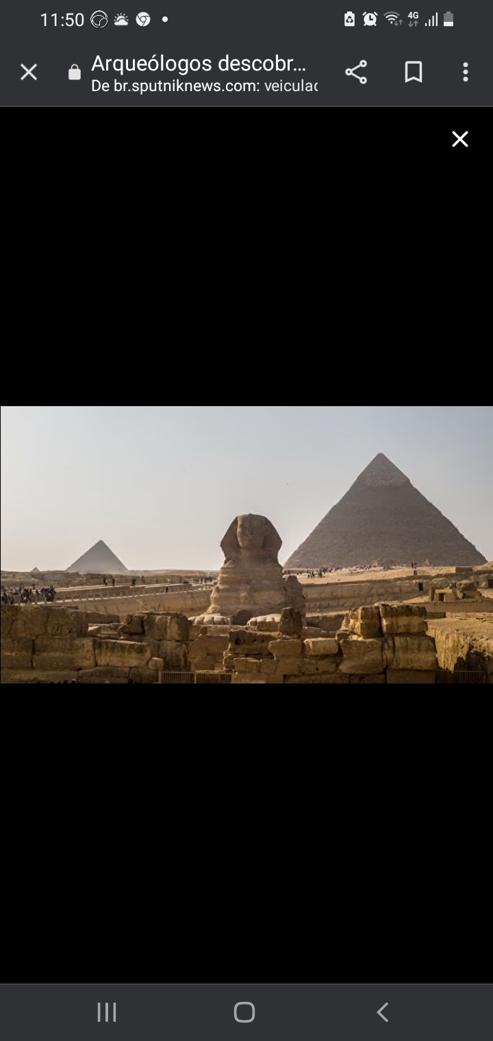ArqueÃ³logos descobrem no Egito 2 grandes estÃ¡tuas de esfinges de 3.300 anos (FOTOS)