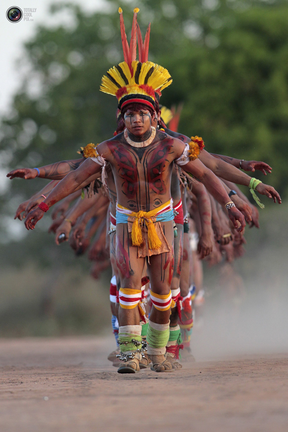 O olhar do fotojornalista Ueslei Marcelino (REUTERS) no ritual do Kuarup, no Alto Xingu.