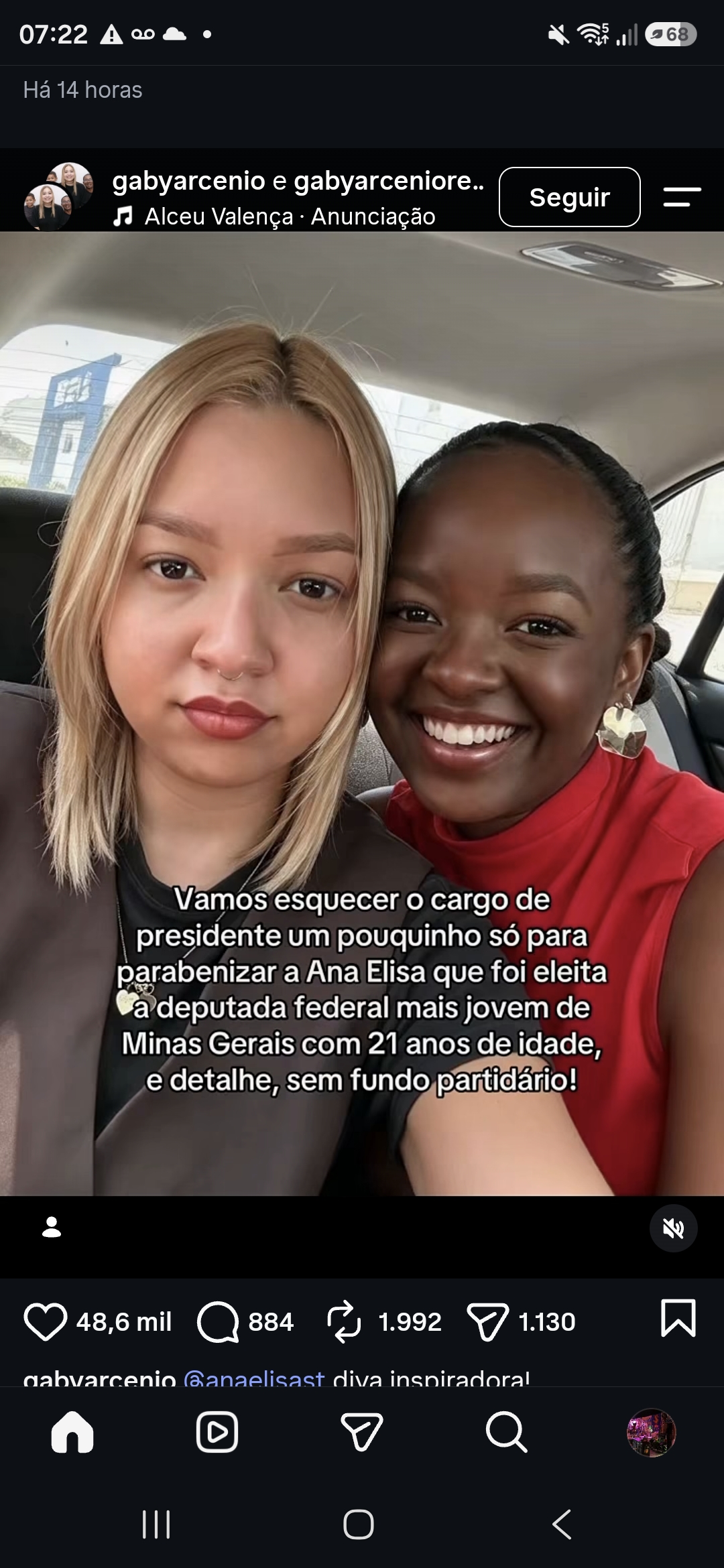 Mineira de 21 anos é mulher mais jovem a ser eleita deputada federal